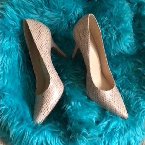 Nine West Garisano Tan Heels Sz 9 - NIB